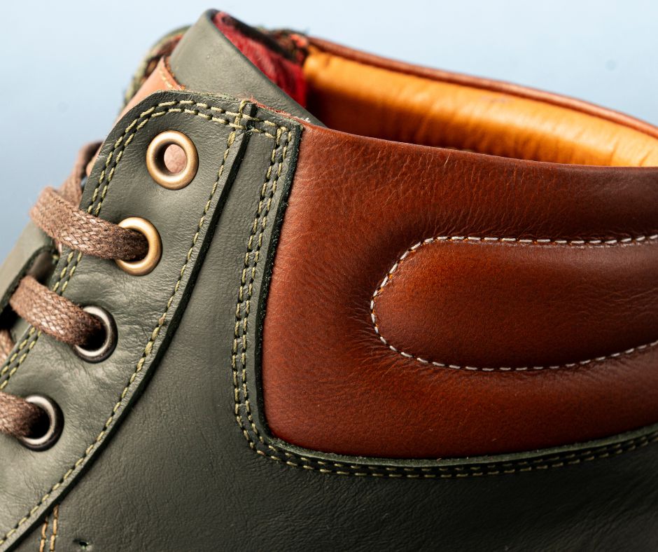 Tenis Condor Verdes, 100% Cuero