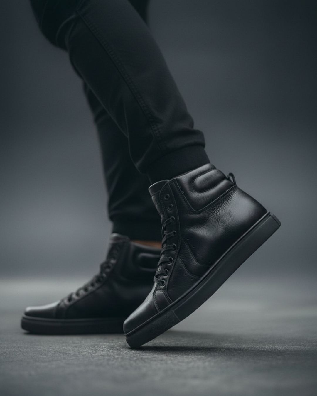 Tenis Berlin Negro, 100% Cuero