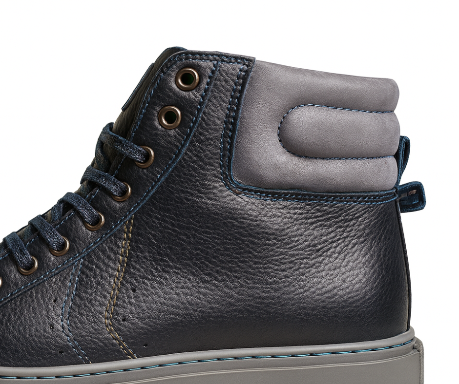 Tenis Condor Azul, 100% Cuero