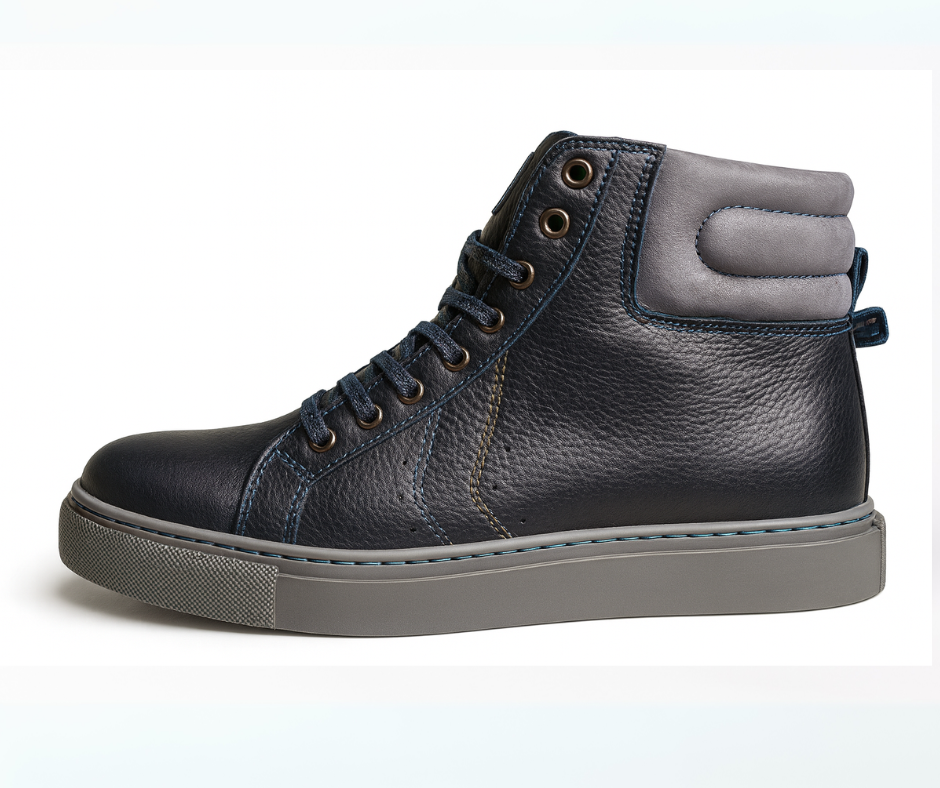 Tenis Condor Azul, 100% Cuero