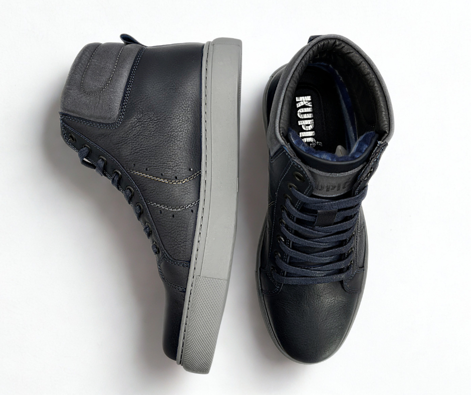 Tenis Condor Azul, 100% Cuero
