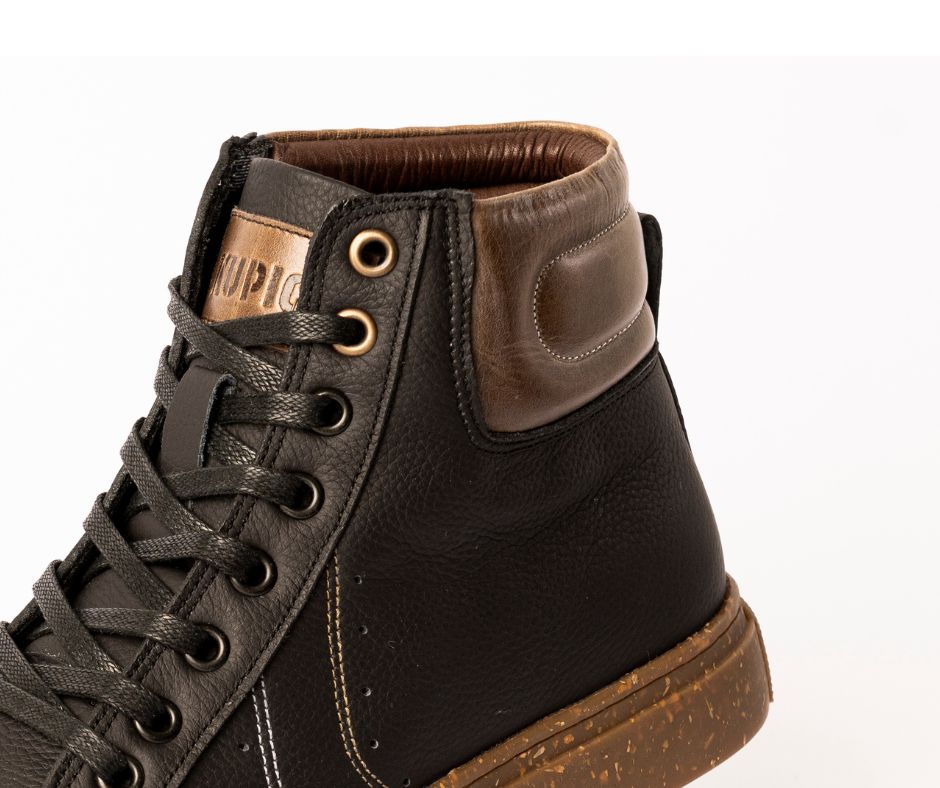 Tenis Condor Negros, 100% Cuero