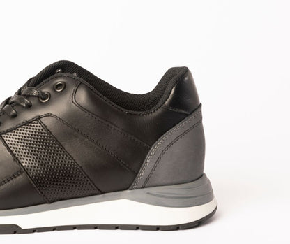 Tenis Zafiro Negro, 100% Cuero