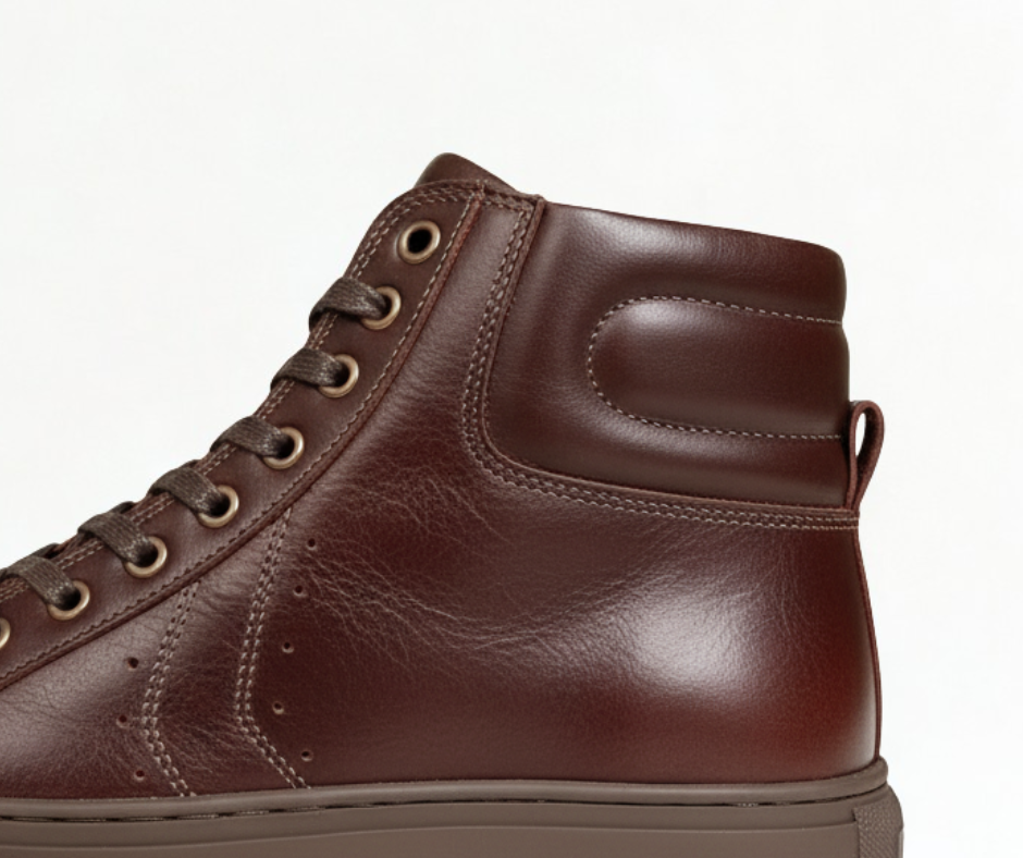 Tenis Berlin Coñac, 100% Cuero