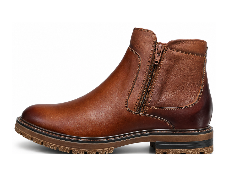 Botas Chelsea Miel 100% Cuero