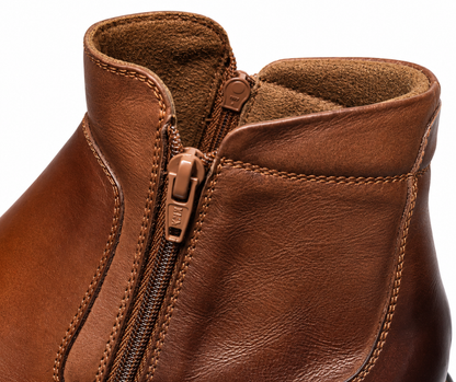 Botas Chelsea Miel 100% Cuero