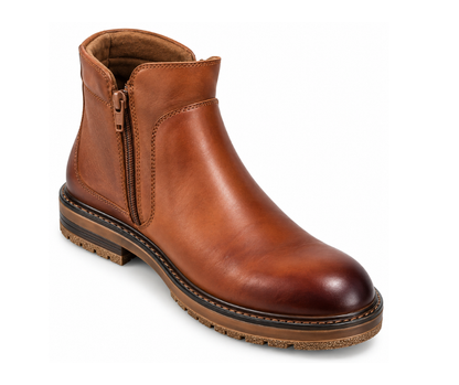 Botas Chelsea Miel 100% Cuero