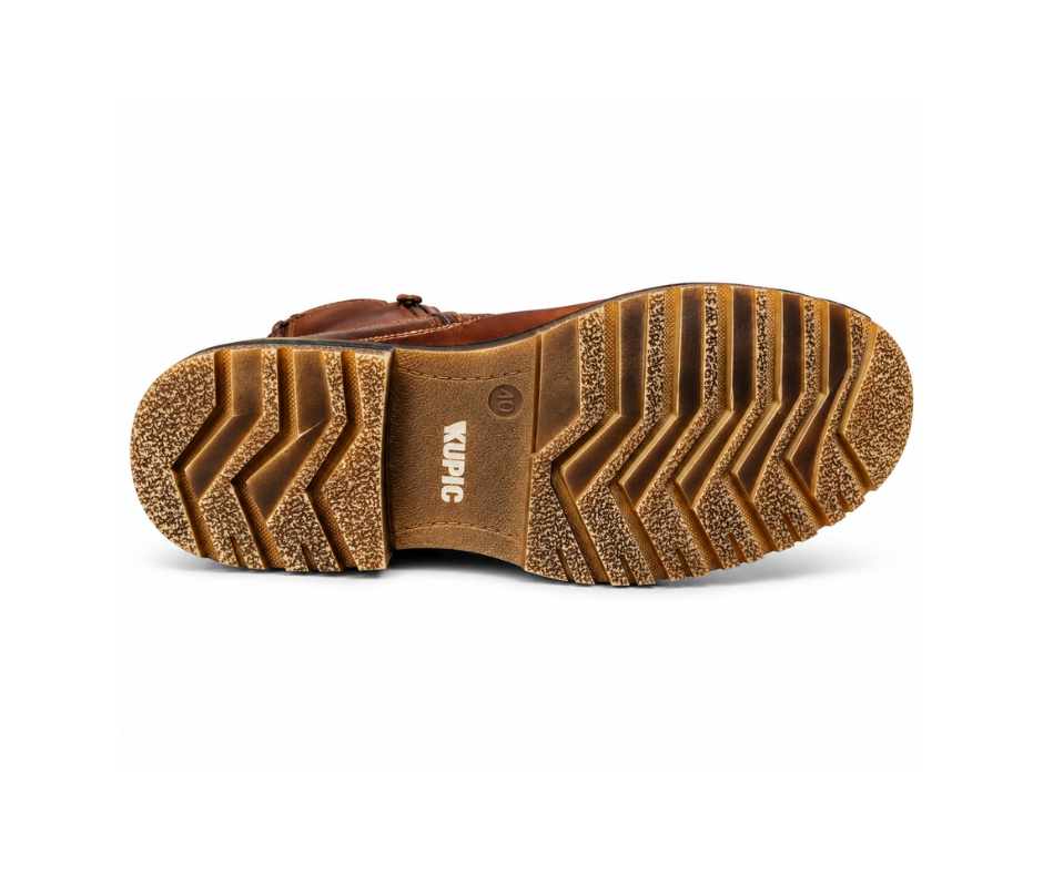 Botas Chelsea Miel 100% Cuero
