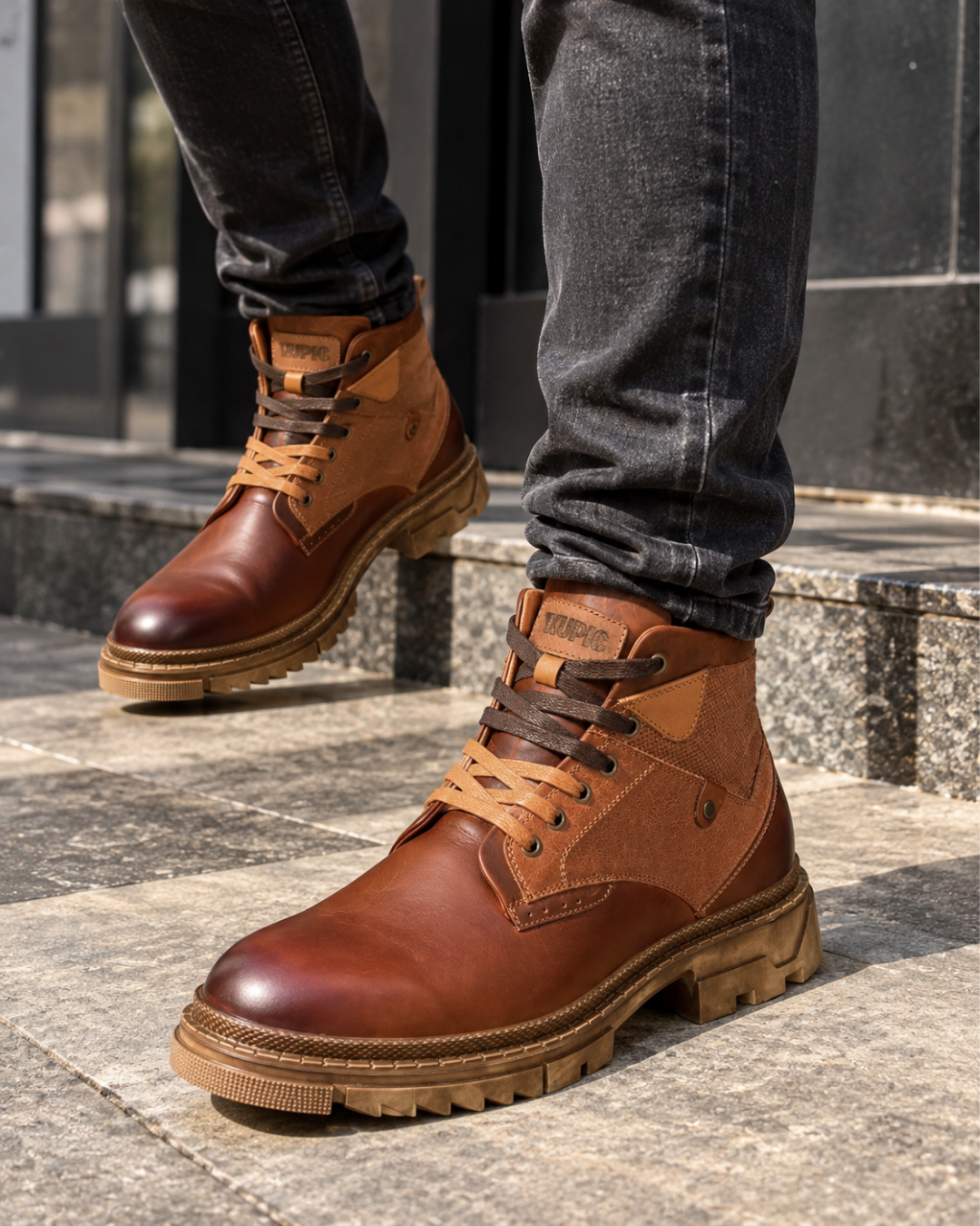 Botas Denver Miel 100% Cuero