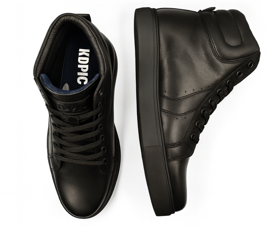 Tenis Berlin Negro, 100% Cuero