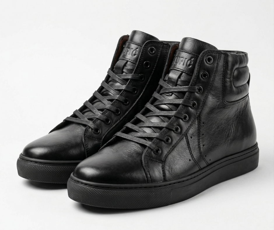 Tenis Berlin Negro, 100% Cuero