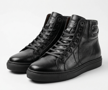 Tenis Berlin Negro, 100% Cuero