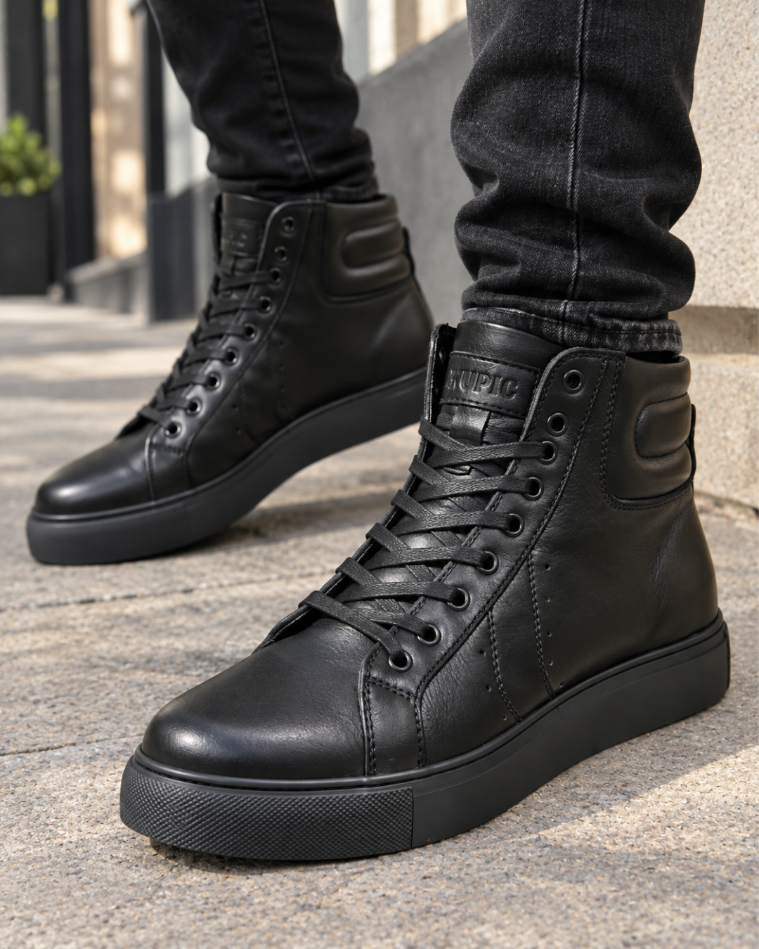 Tenis Berlin Negro, 100% Cuero