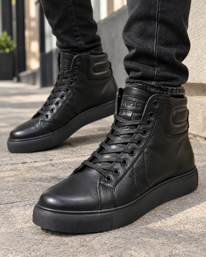 Tenis Berlin Negro, 100% Cuero