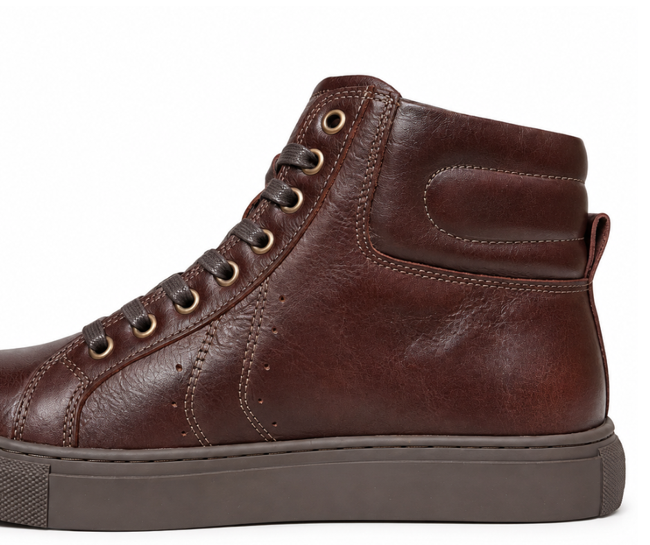 Tenis Berlin Coñac, 100% Cuero