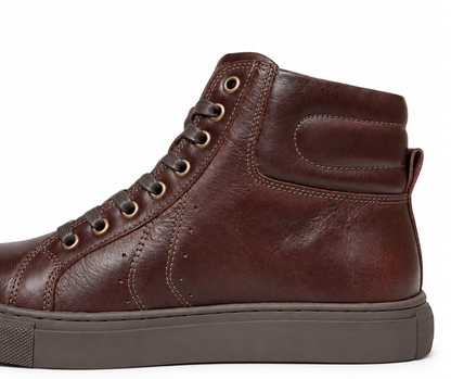 Tenis Berlin Coñac, 100% Cuero