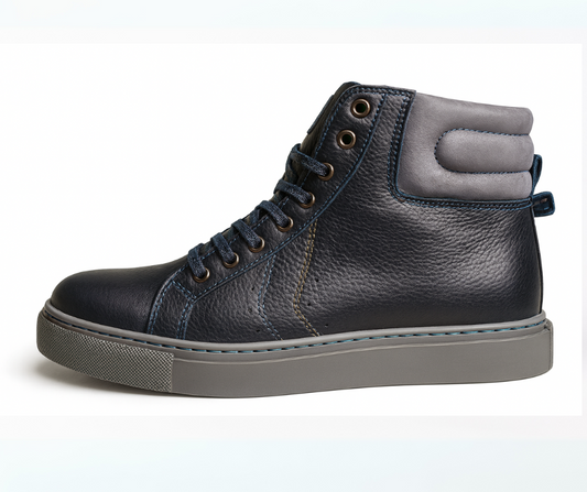 Tenis Condor Azul, 100% Cuero