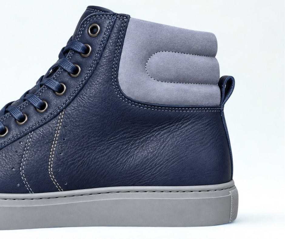Tenis Condor Azul, 100% Cuero