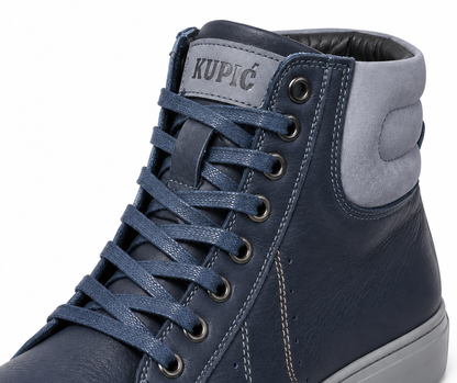 Tenis Condor Azul, 100% Cuero