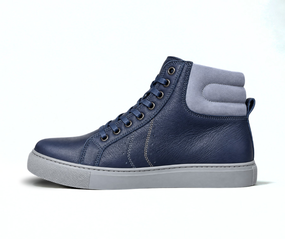 Tenis Condor Azul, 100% Cuero