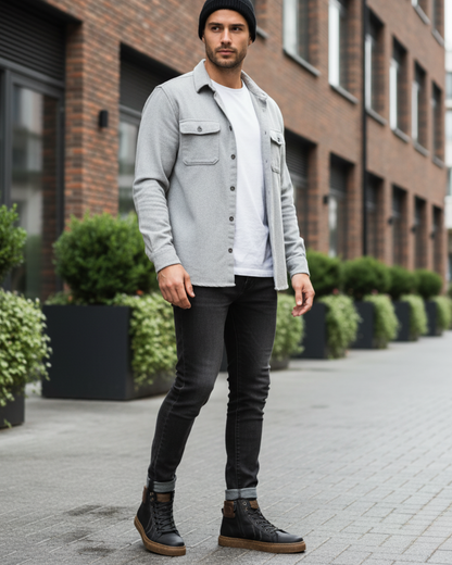 Tenis Condor Negros, 100% Cuero