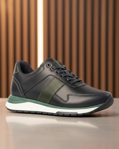 Tenis Zafiro Azul, 100% Cuero